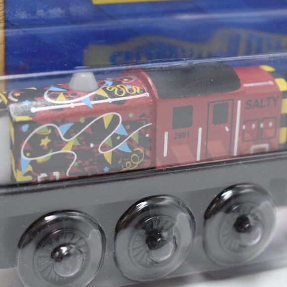 Celebration Salty & Confetti Car Sodor Party Thomas & Friends Wooden Railway New - Picture 7 of 14